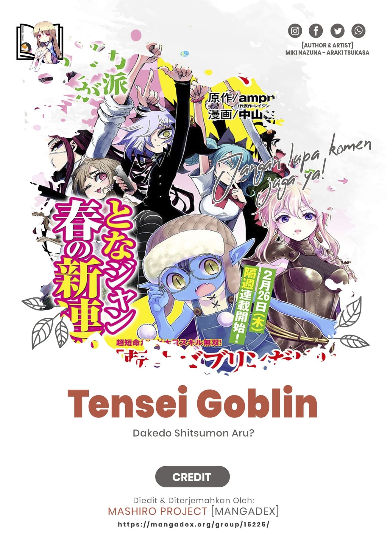 Tensei Goblin da kedo Shitsumon aru?